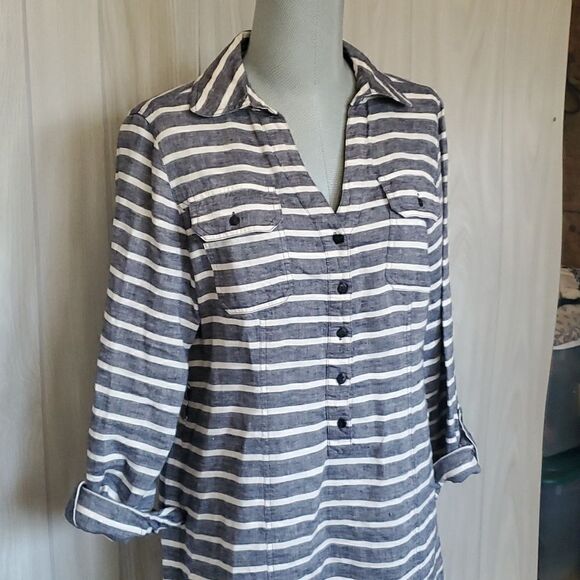 Boden | Pop-over Lindna Shirt Dress - Picture 3 of 10
